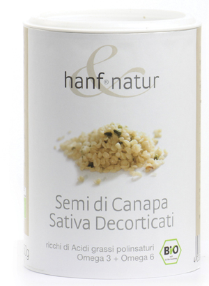 HANF NATUR CANAPA SATIVA SEMI DECORTICATI BIO 150 G - farmascienza.it