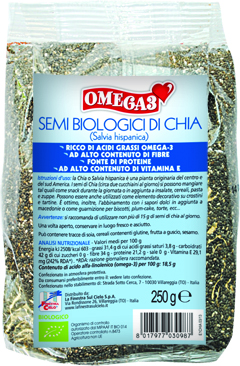 FSC OMEGA 3 SEMI DI CHIA BIO AD ALTO CONTENUTO DI FIBRA 250 G - farmascienza.it