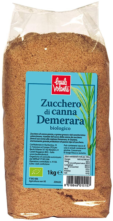 ZUCCHERO CANNA DEMERARA  1000 G - farmascienza.it