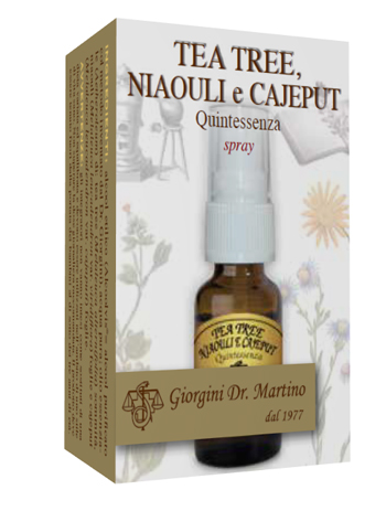 TEA TREE NIAOULI E CAJEPUT QUINTESSENZA SPRAY 15 ML - farmascienza.it