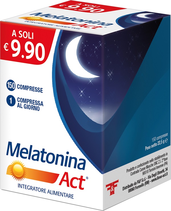 MELATONINA ACT 1 MG 150 COMPRESSE - farmascienza.it