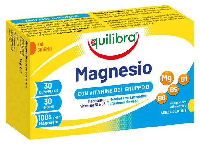 MAGNESIO CON VITAMINE GRUPPO B 30 COMPRESSE - farmascienza.it