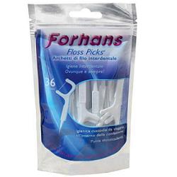 FORHANS ARCHETTI INTERDENTALI FLOSS PICKS 36PZ - farmascienza.it