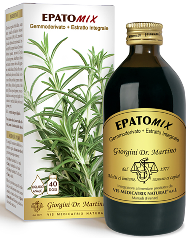 EPATOMIX GEMMODERIVATO + ESTRATTO INTEGRALE SENZA ALCOOL 200 ML - farmascienza.it