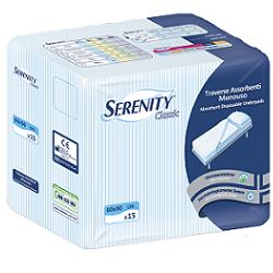 TRAVERSA SALVAMATERASSO PER INCONTINENZA SERENITY CLASSIC ALOE 60X90CM 15 PEZZI FARMABILITY - farmascienza.it