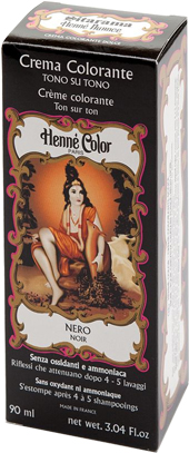 HENNE NUANCE NERO CREMA HENNE COLOR CREMA COLORANTE PRONTA ALL'USO - farmascienza.it