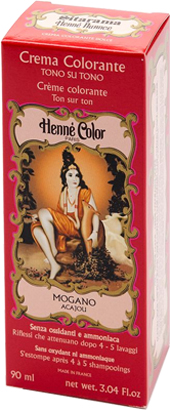 HENNE NUANCE ACAJOU ROSSO MOGANO CREMA HENNE COLOR CREMA COLORANTE PRONTA ALL'USO - farmascienza.it