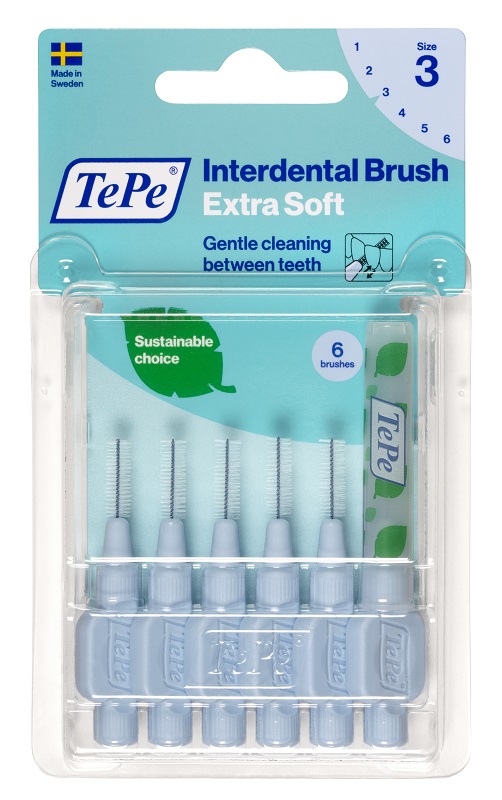 TEPE SCOVOLINO XSOFT BLU 0,6 MM 6 PEZZI - farmascienza.it