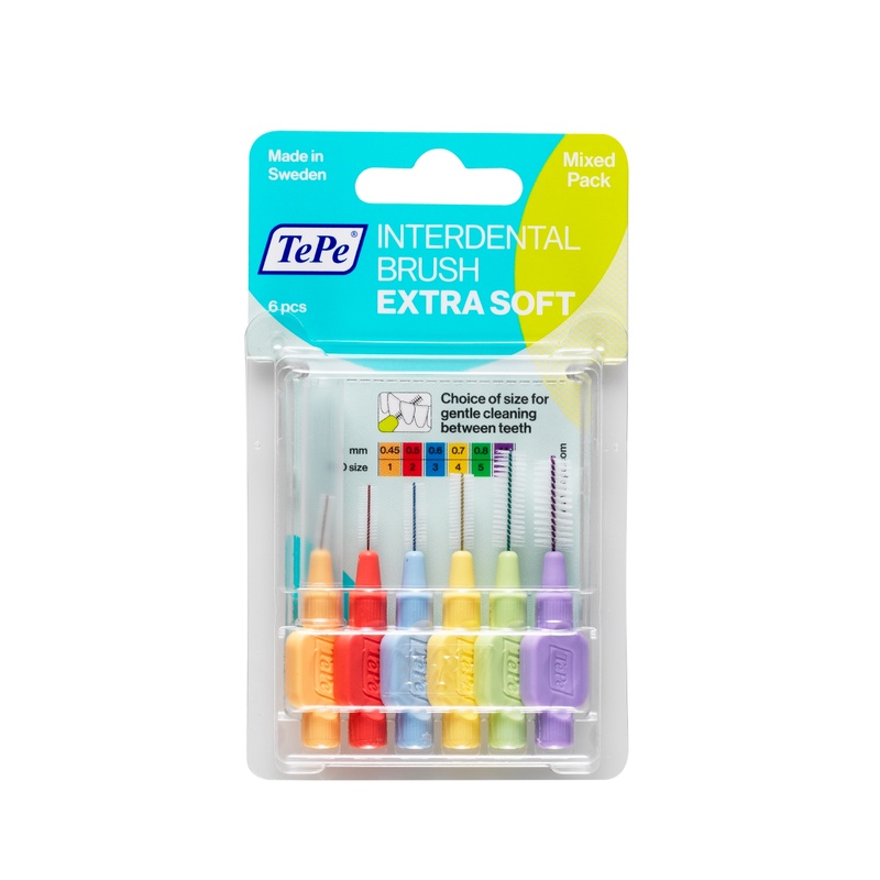 TEPE SCOVOLINI XSOFT MIX PACK ARANCIONE-LILLA 6 PEZZI - farmascienza.it