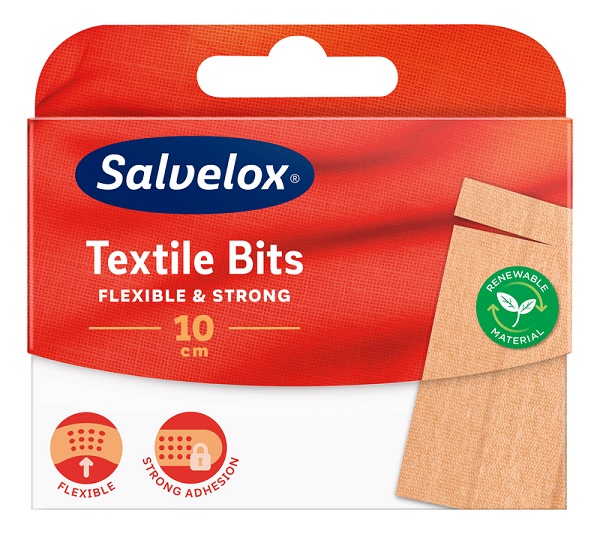 CEROTTO SALVELOX TEXTILE BITS 12X10 CM 10 PEZZI - farmascienza.it