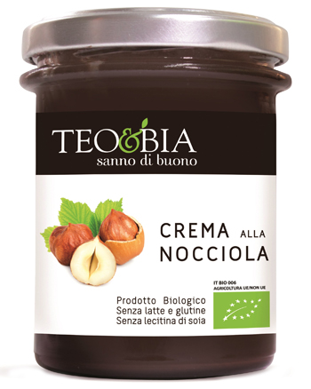 TEO&BIA-CREMA ALLA NOCCIOLA BIO SENZA LATTE 212 G - farmascienza.it