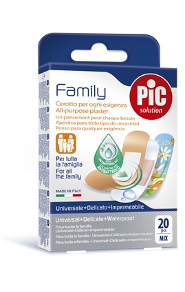 CEROTTO PIC STRIP FAMILY 20 PEZZI ANTIBATTERICO CON TAMPONE - farmascienza.it