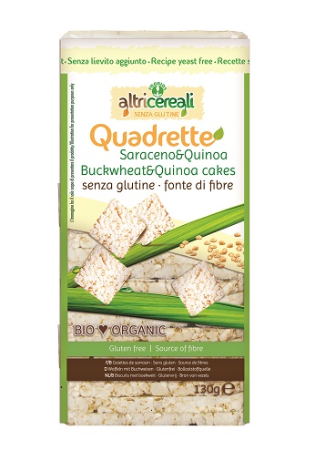 ALTRICEREALI QUADRETTE SARACENO E QUINOA BIO 130 G - farmascienza.it