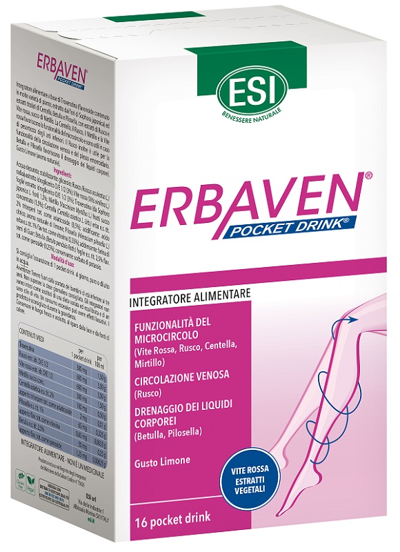 ESI ERBAVEN 16 POCKET DRINK 320 ML - farmascienza.it
