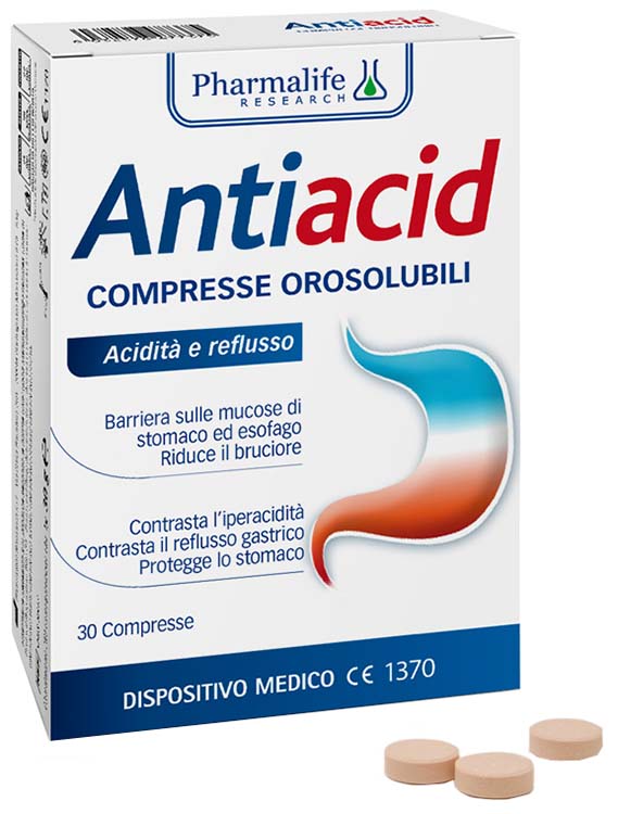 ANTIACID 30 COMPRESSE OROSOLUBILI - farmascienza.it