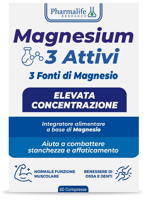 MAGNESIUM 3 ATTIVI 60 COMPRESSE - farmascienza.it