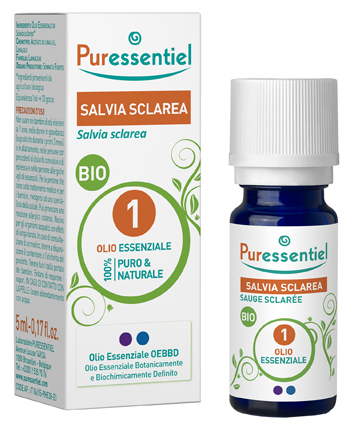 PURESSENTIEL SALVIA SCLAREA OLIO ESSENZIALE BIO 10 ML - farmascienza.it