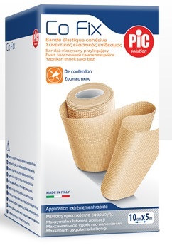 BENDA ELASTICA PIC CO FIX AUTOADESIVA 10X5CM MEDIUM ASTUCCIO - farmascienza.it