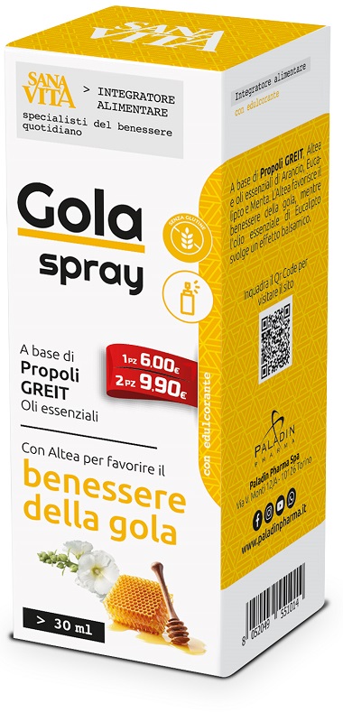 SANAVITA GOLA SPRAY 30 ML - farmascienza.it