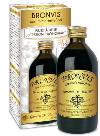 BRONVIS CON MIELE MILLEFIORI 200 ML - farmascienza.it