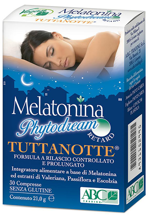 MELATONINA PHYTODREAM TUTTANOTTE RETARD 30 COMPRESSE - farmascienza.it