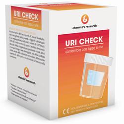 CONTENITORE URINE CON TAPPO A VITE URI CHECK DA 100ML - farmascienza.it