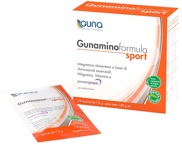 GUNAMINOFORMULA SPORT 24 BUSTE 180 G - farmascienza.it
