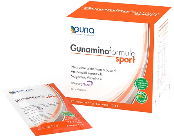 GUNAMINOFORMULA SPORT 42 BUSTE 315 G - farmascienza.it