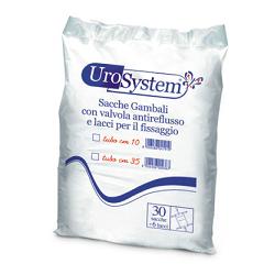 SACCA DI DRENAGGIO DA GAMBA PER INCONTINENZA UROSYSTEM TUBO 35 CM 30 PEZZI - farmascienza.it