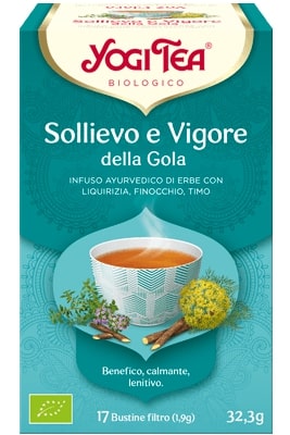 YOGI TEA SOLLIEVO E VIGORE DELLA GOLA 32,3 G - farmascienza.it