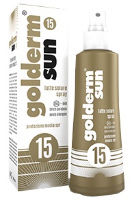GOLDERM SUN SPF 15 SPRAY 200 ML - farmascienza.it