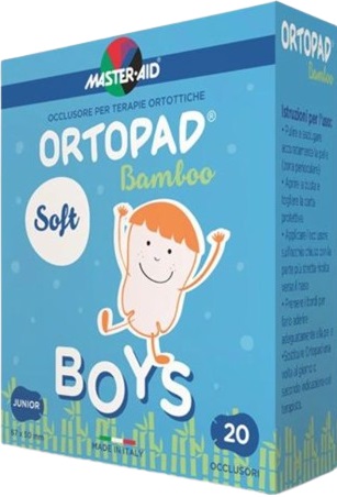 CEROTTO OCULARE PER ORTOTTICA ORTOPAD SOFT BOYS REGULAR 20 PEZZI - farmascienza.it