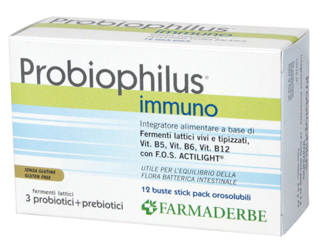 PROBIOPHILUS IMMUNO 12 BUSTINE 24 G - farmascienza.it