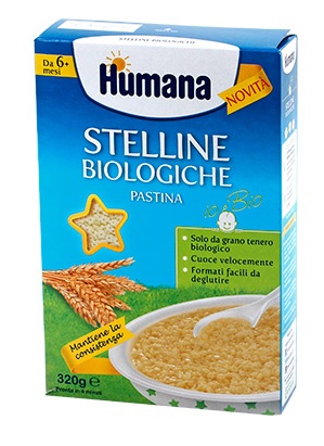 HUMANA STELLINE PASTINA BIOLOGICA 320 G - farmascienza.it