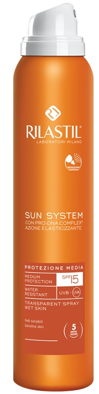 RILASTIL SUN SYSTEM PHOTO PROTECTION THERAPY SPF15 TRANSPARENT SPRAY 200 ML - farmascienza.it