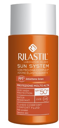 RILASTIL SUN SYSTEM PHOTO PROTECTION THERAPY SPF50+ COMFORT FLUIDO 50 ML - farmascienza.it
