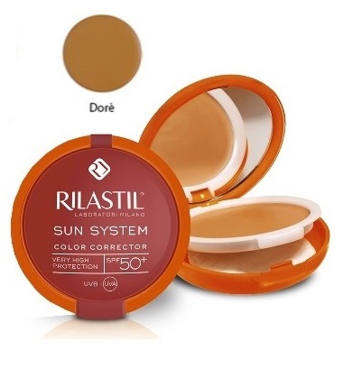 RILASTIL SUN SYSTEM PHOTO PROTECTION THERAPY SPF50+ COMPATTO DORE' 10 ML - farmascienza.it