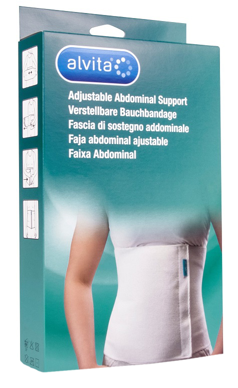 ALVITA FASCIA ADDOMINALE MISURA 2 CIRCONFERENZA 95-100 CM - farmascienza.it