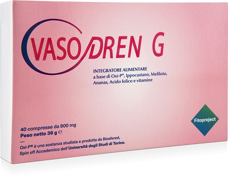 VASODREN G 40 COMPRESSE DA 900 MG - farmascienza.it