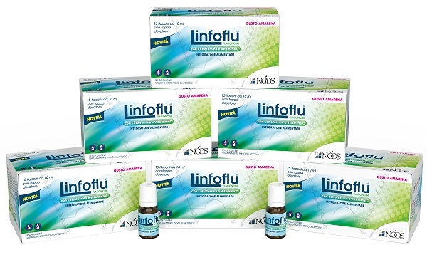 LINFOFLU MULTIPACK CONFEZIONE MULTIPLA DA 6 ASTUCCI X 15 FLACONCINI CONTIENE ZUCCHERO ED EDULCORANTE - farmascienza.it