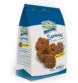 HAPPY FARM BISCOTTI SARACENI 300 G - farmascienza.it