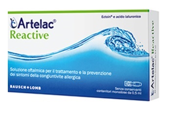 ARTELAC REACTIVE SOLUZIONE OFTALMICA MONODOSE 20 UNITA' DA 0,5 ML - farmascienza.it