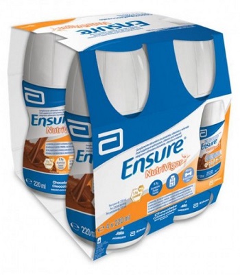 ENSURE NUTRIVIGOR CIOCCOLATO 4 BOTTIGLIE DA 220 ML - farmascienza.it