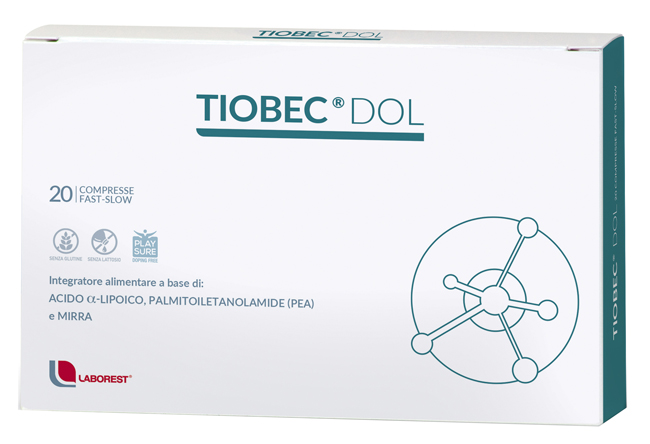 TIOBEC DOL 20 COMPRESSE DA 1455 MG - farmascienza.it