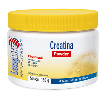 LONGLIFE CREATINA POWDER 150 G - farmascienza.it