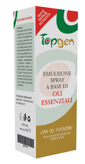 TOPGEN EMULSIONE SPRAY A BASE DI OLI ESSENZIALI 50 ML - farmascienza.it