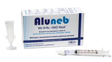 ALUNEB KIT SOLUZIONE ISOTONICA 15 FLACONCINI DA 4 ML + MAD NASAL ATOMIZZATORE - farmascienza.it