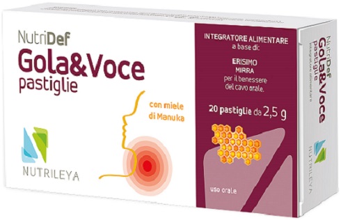 NUTRIDEF GOLA & VOCE MIELE 20 PASTIGLIE - farmascienza.it