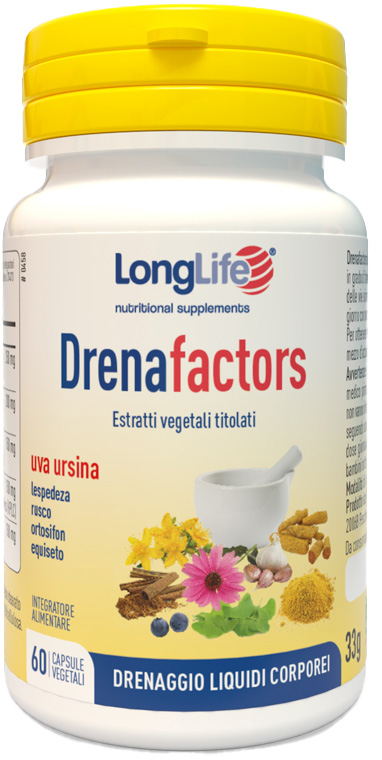LONGLIFE DRENAFACTORS 60 CAPSULE - farmascienza.it