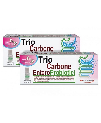 TRIOCARBONE ENTEROPROBIOTICI 7 FLACONCINI X 10 ML - farmascienza.it